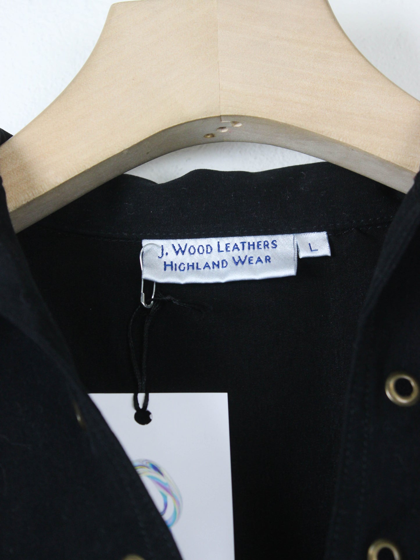 Чорна кофтинка J. Wood Leathers