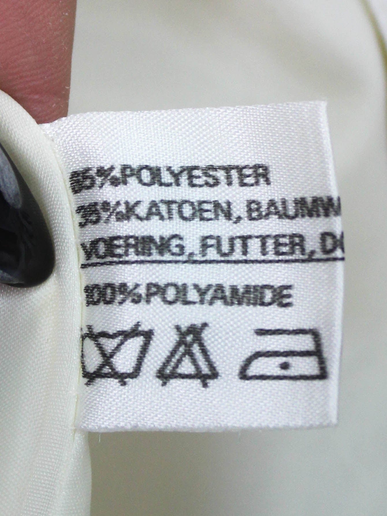 Білий тренч із шкіряними вставками SAVANA