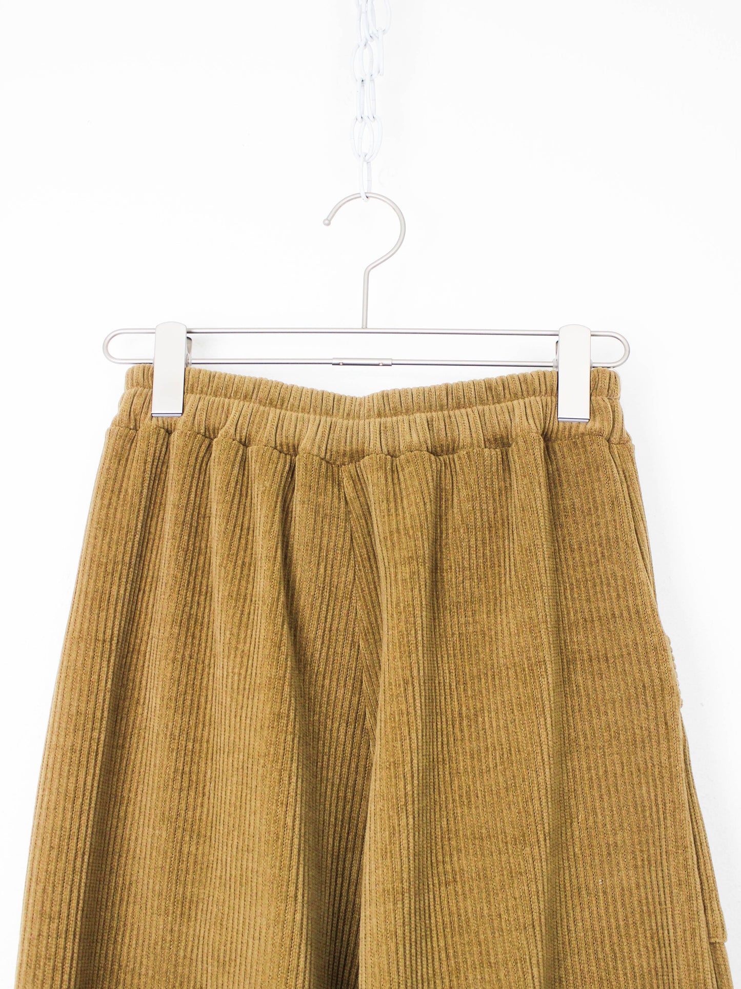 Коричневі кюлоти на резинці