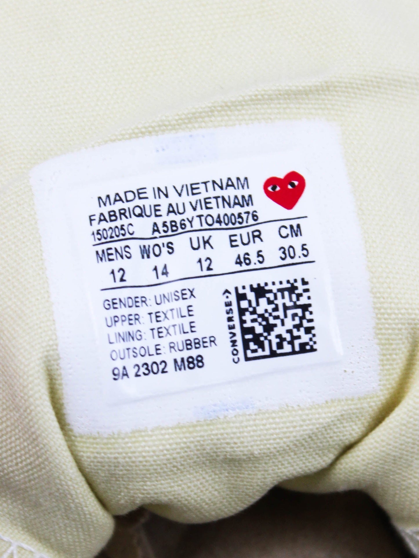 Converse X Comme Des Garçons Play Chuck 70 NEW!
