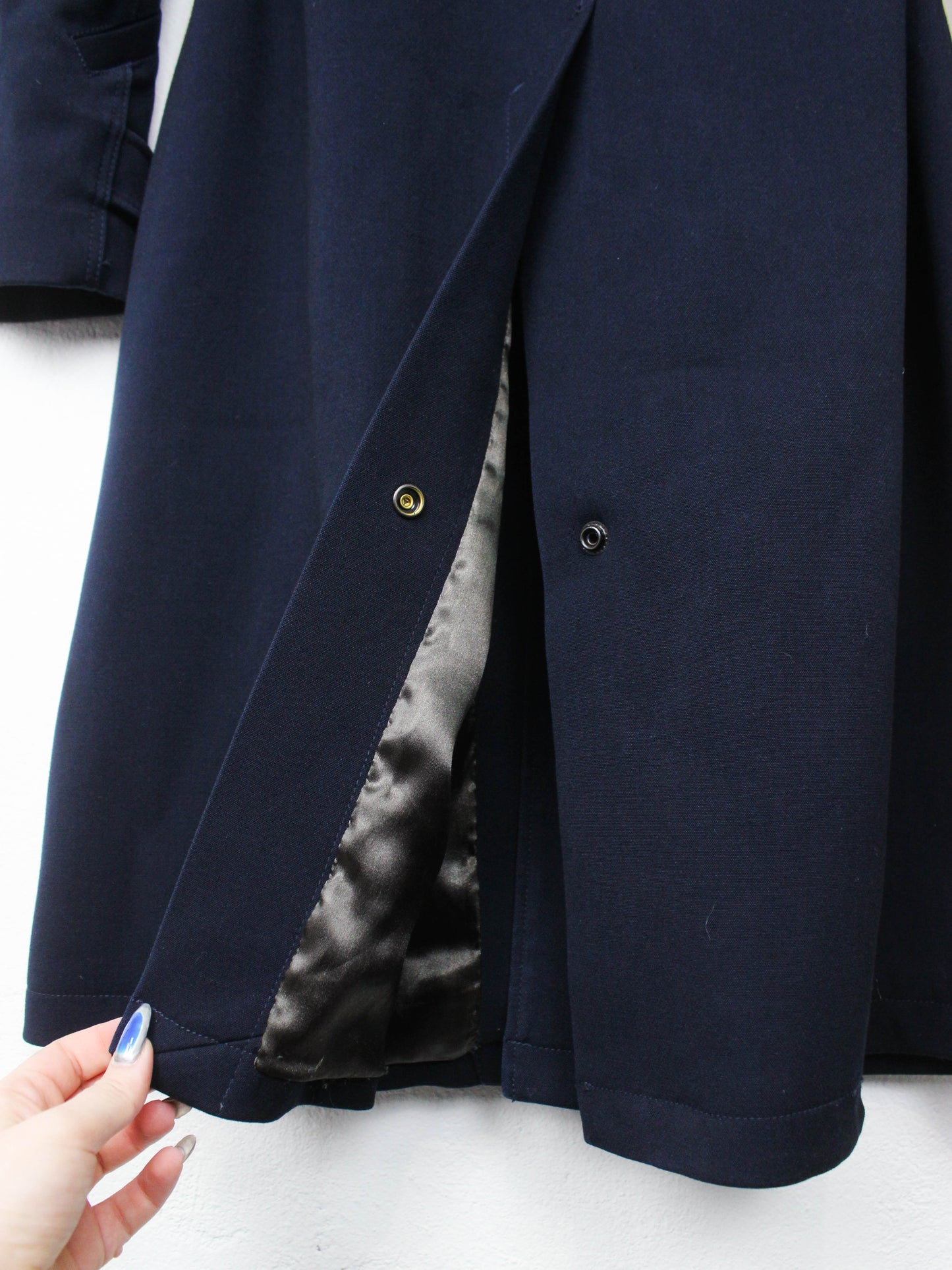 Синє пальто на поясі G-Star