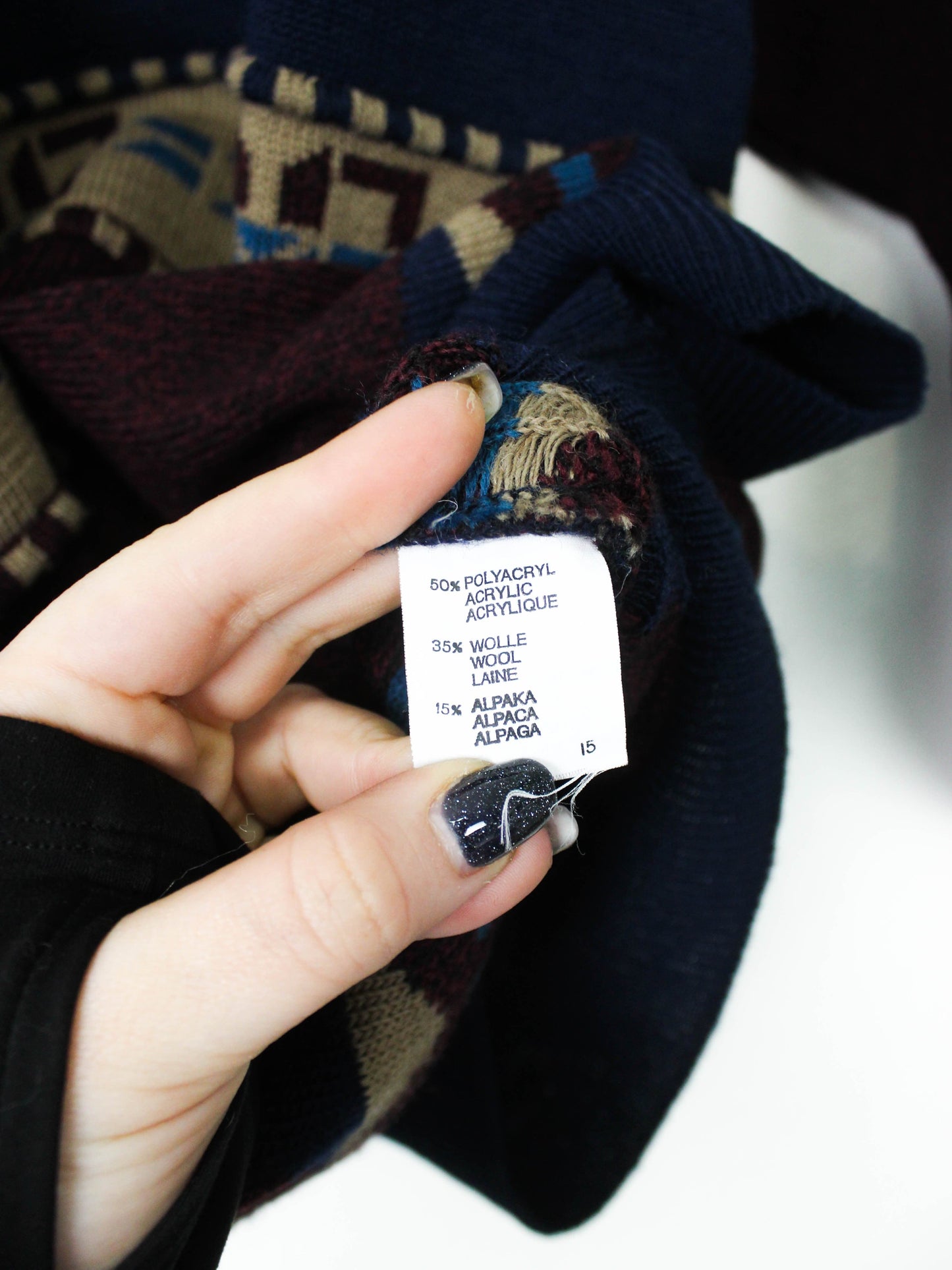 Вовняний класичний светр 90s Аrt for M