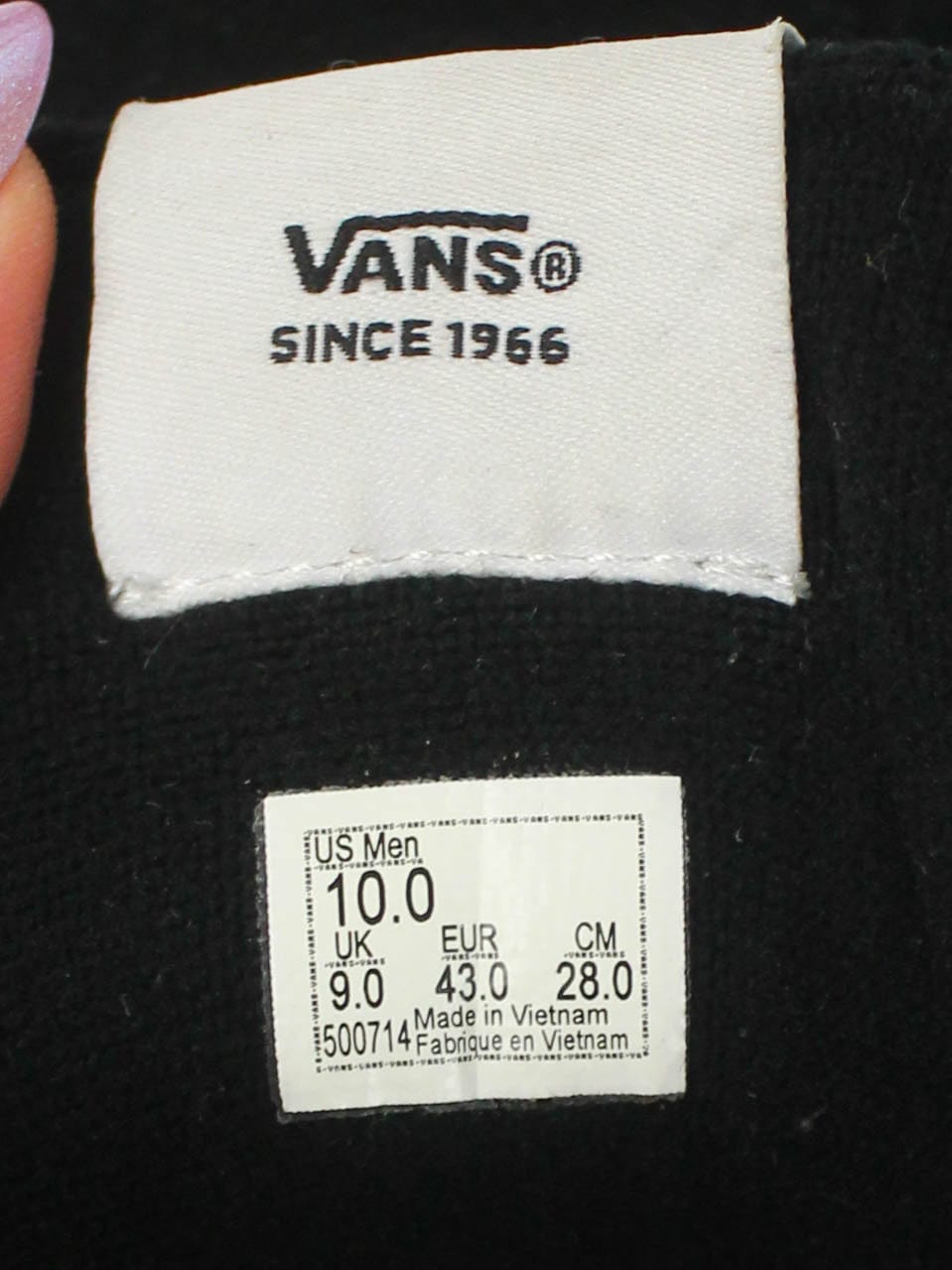 Vans Ward Hi Black/White