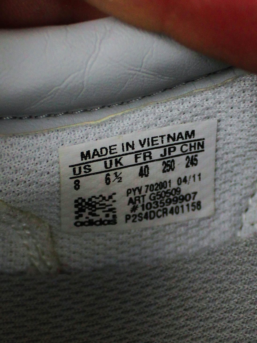 Adidas Taekwondo Mei White Silver Sneakers