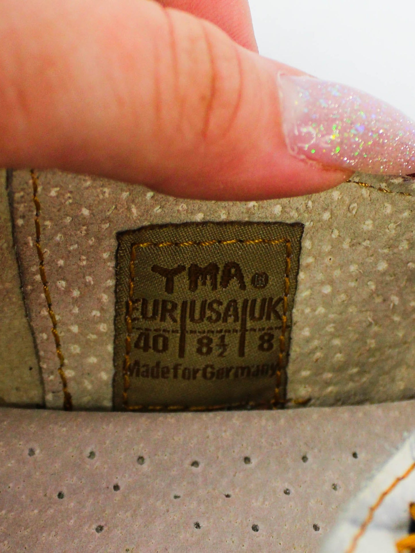 TMA Eyes Colorful Leather Mary Jane Flats