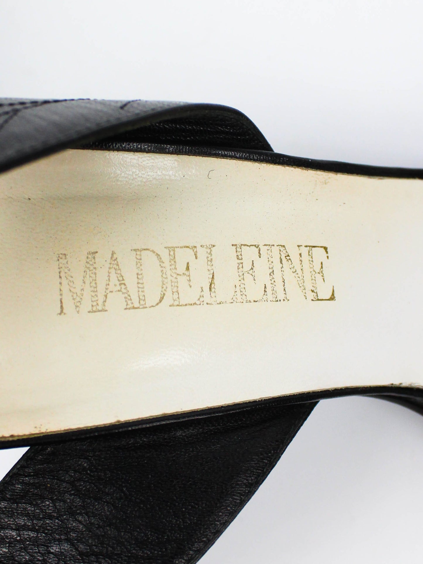 Madeleine Black Heels
