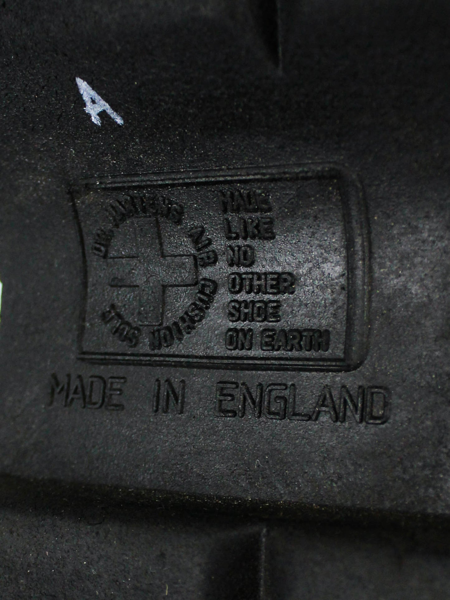 Dr. Martens Black Suede Derby Shoes Made in England