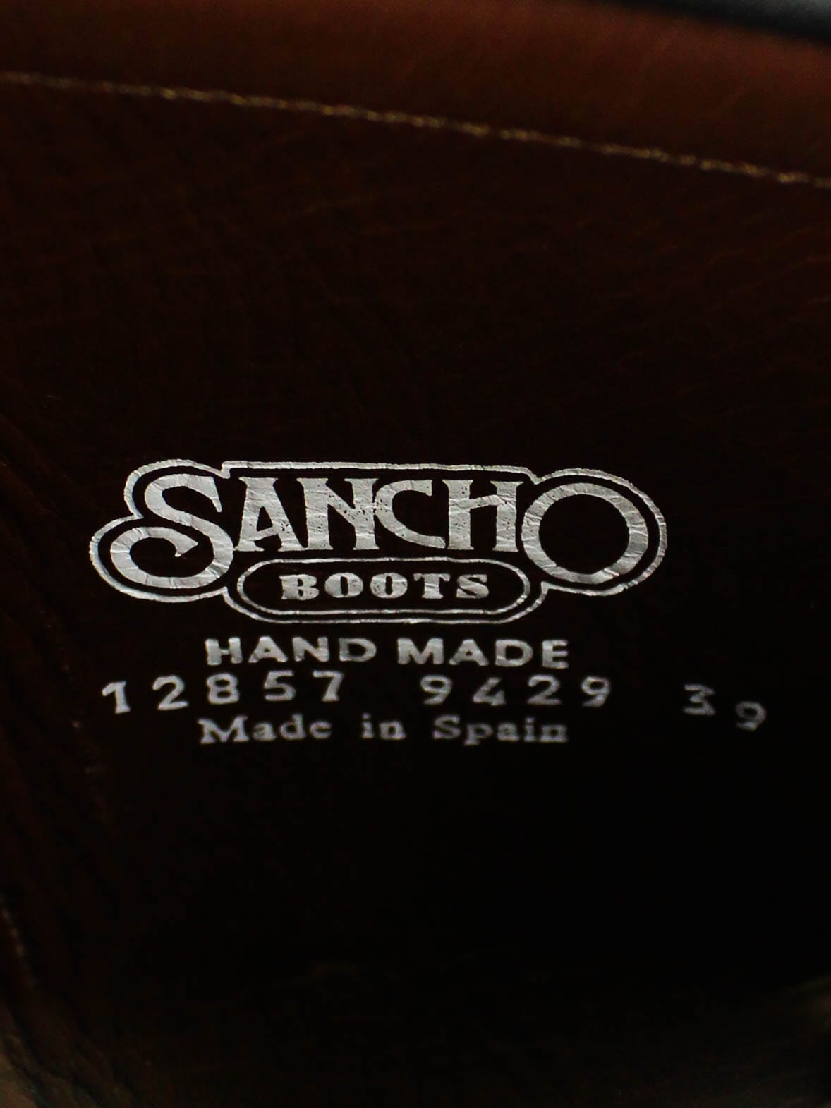 Sancho Black Leather Biker Boots