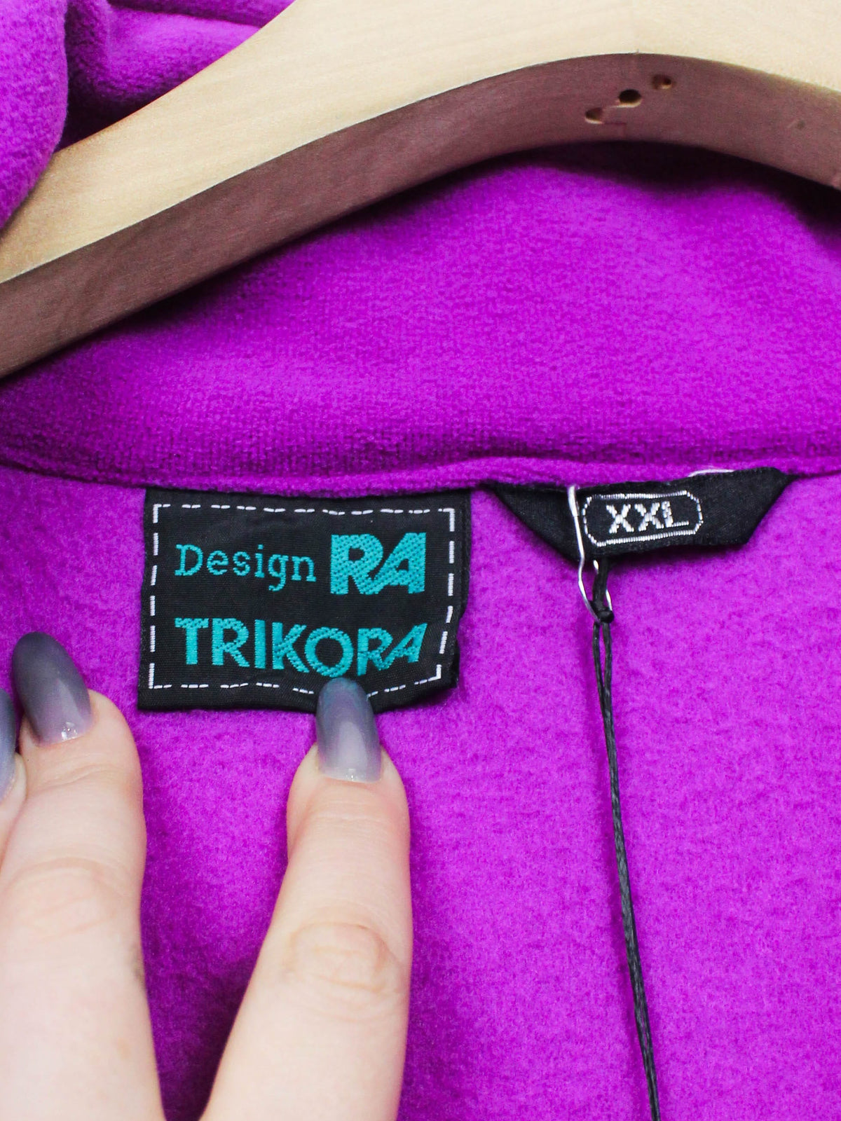 Флісовий анорак з кольоровими вставками RA Trikora