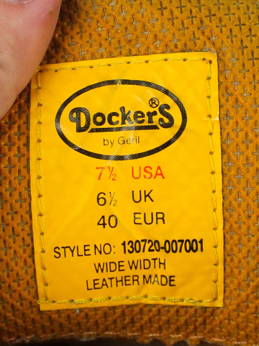 Dockers Black Suede Hiking Boots