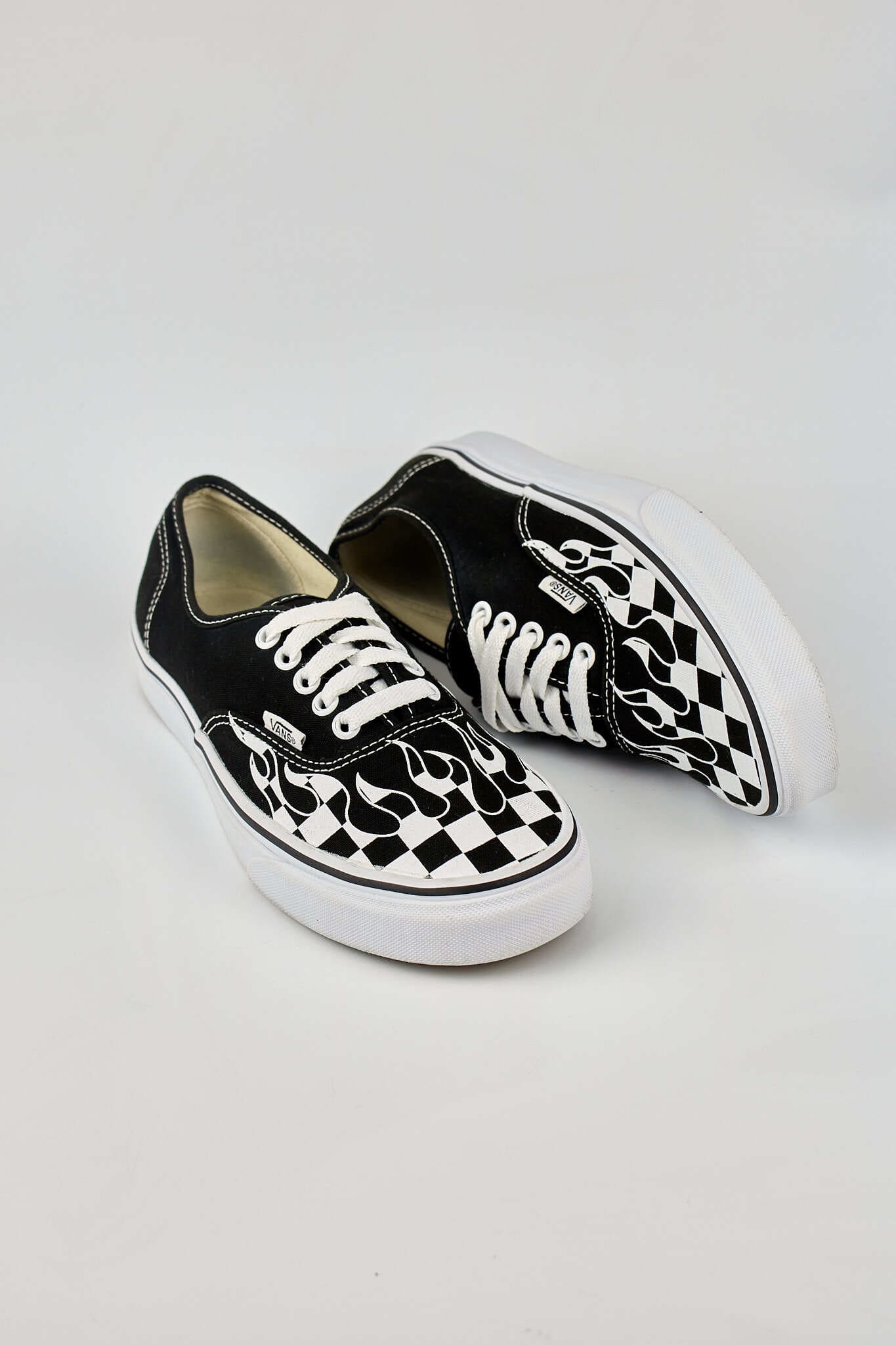 Vans Authentic Checkerboard Flame