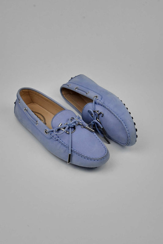 Tod’s Sky Blue Loafers