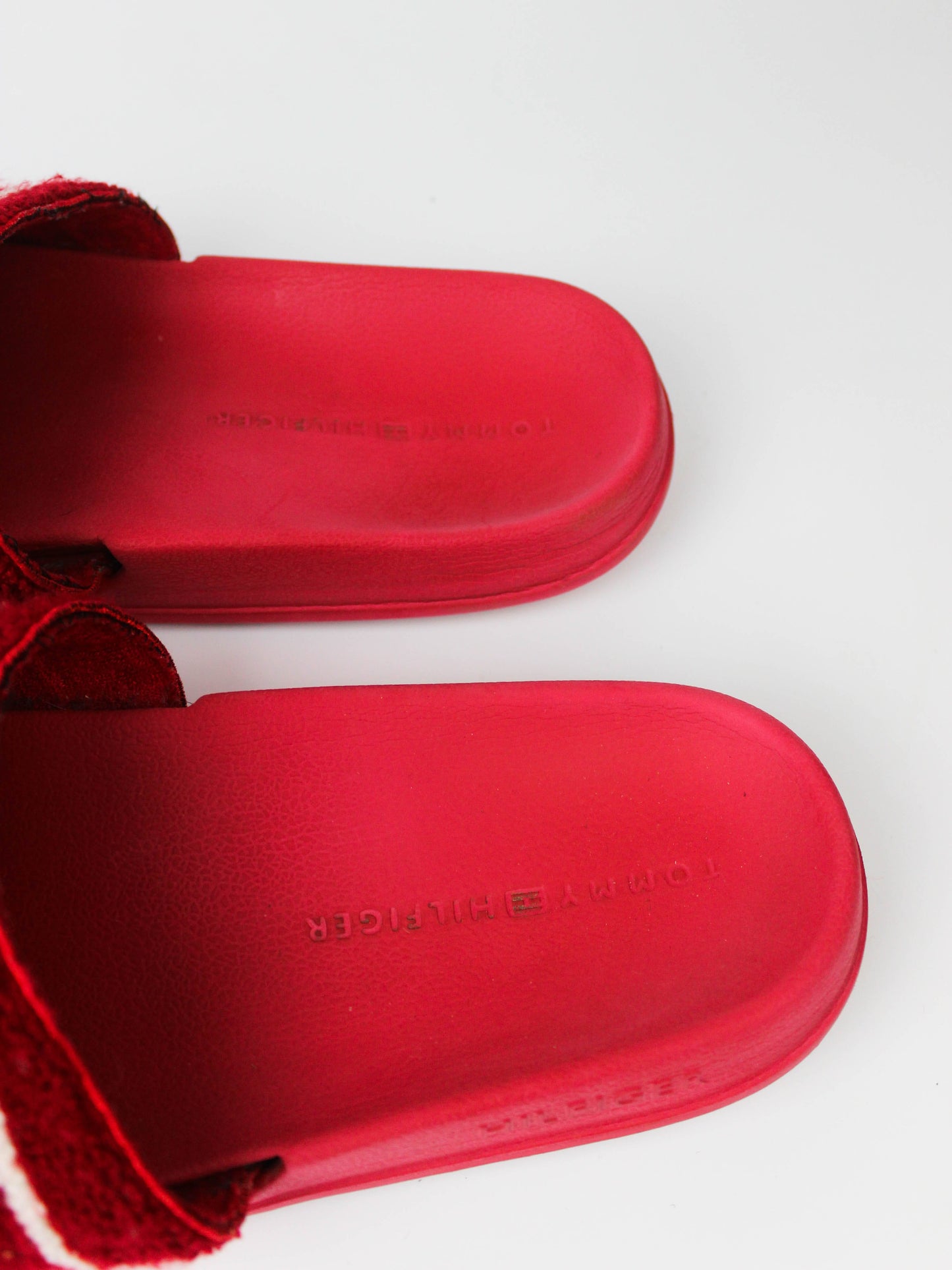 Tommy Jeans Red Summer Pool Sliders