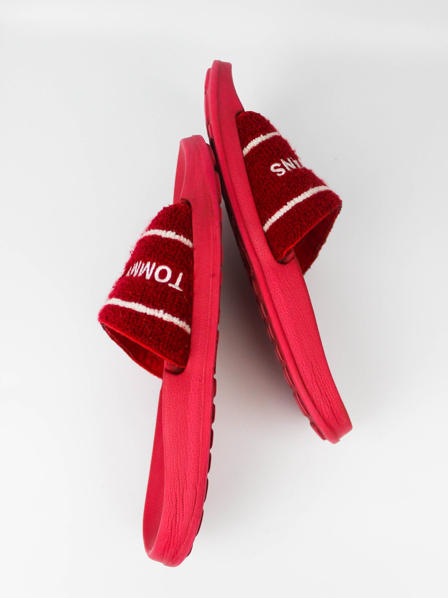 Tommy Jeans Red Summer Pool Sliders