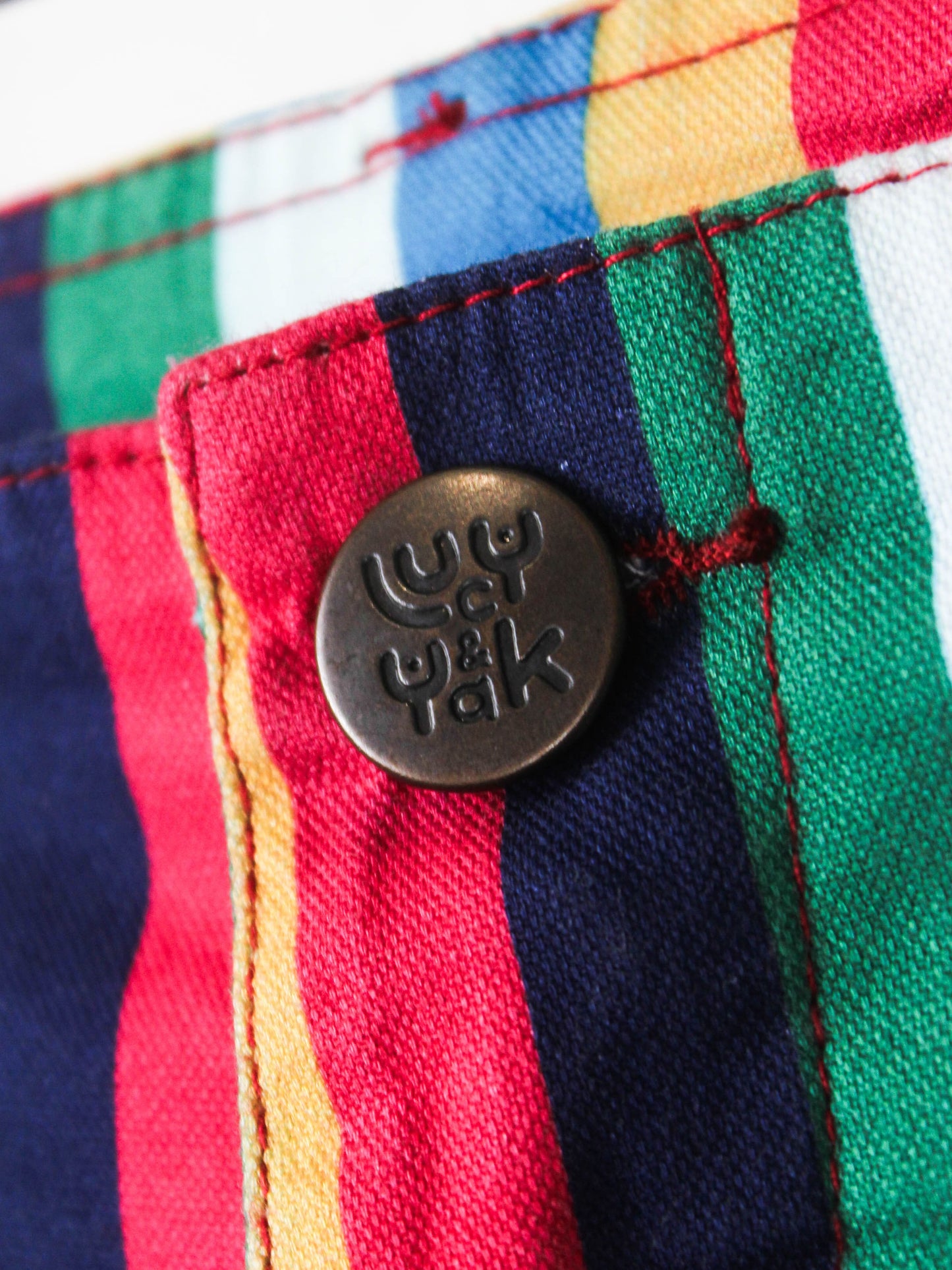 Колорові джинси у полоску Lucy & Yak