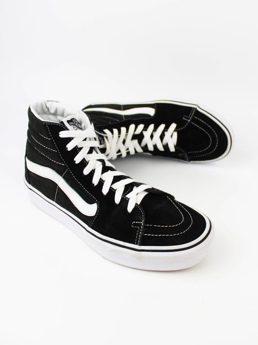 Vans Sk8-HI White/Black Suede