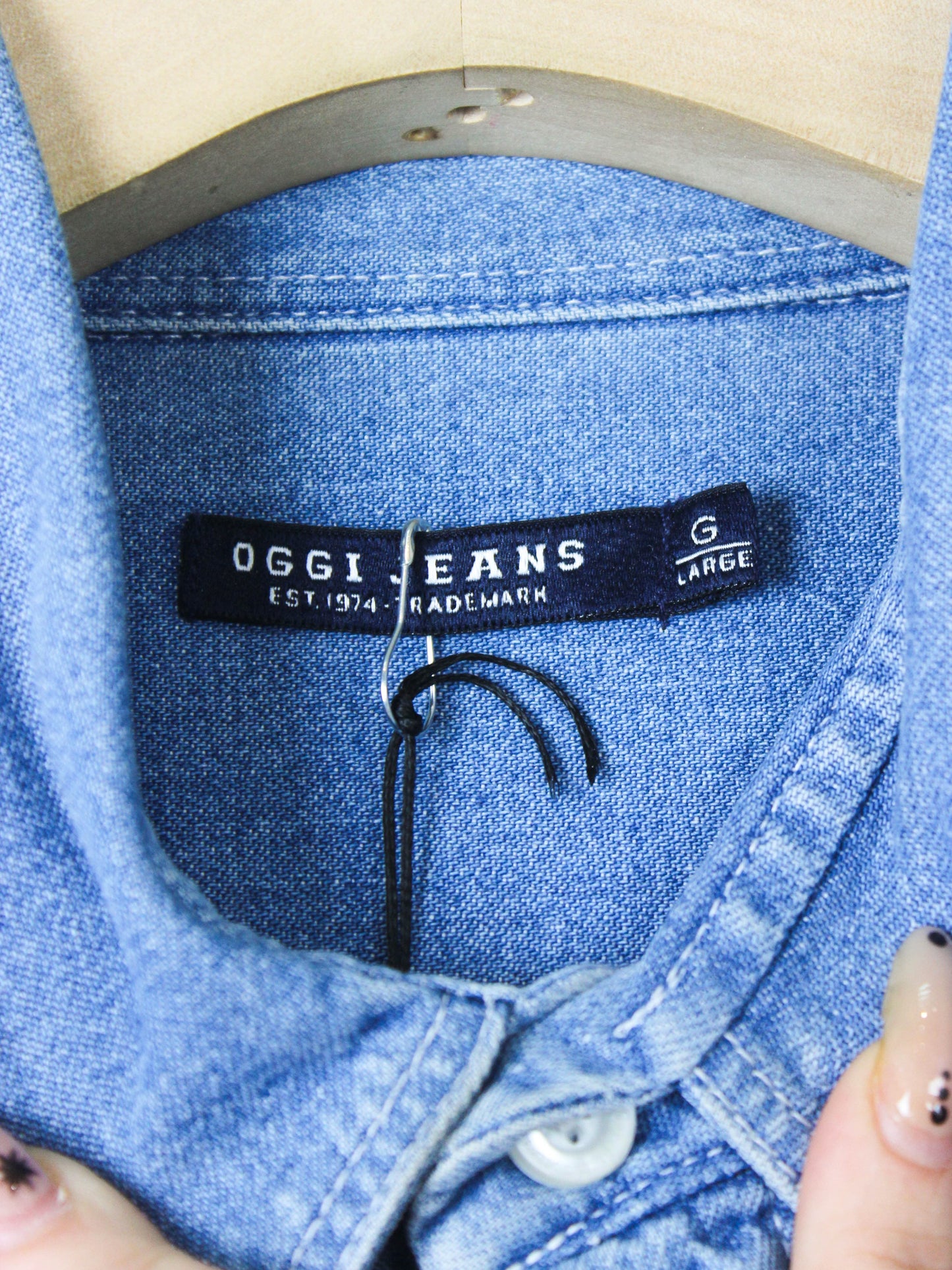 Джинсова сорочка Oggi Jeans