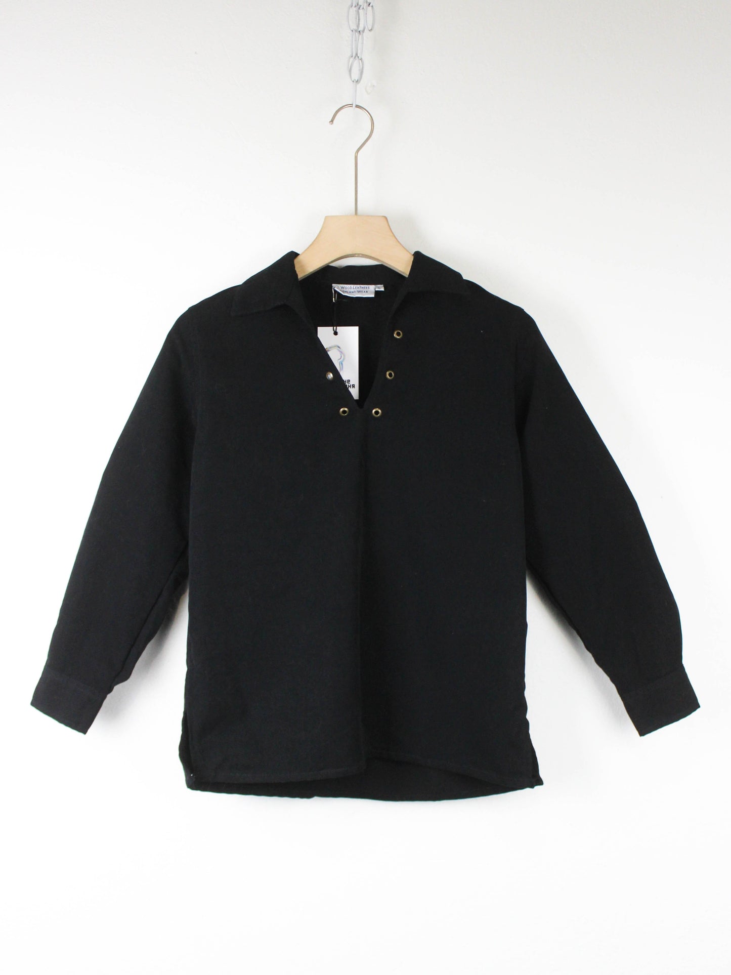 Чорна кофтинка  J. Wood Leathers