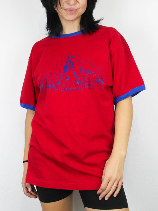 Червона футболка Mitchell & Ness