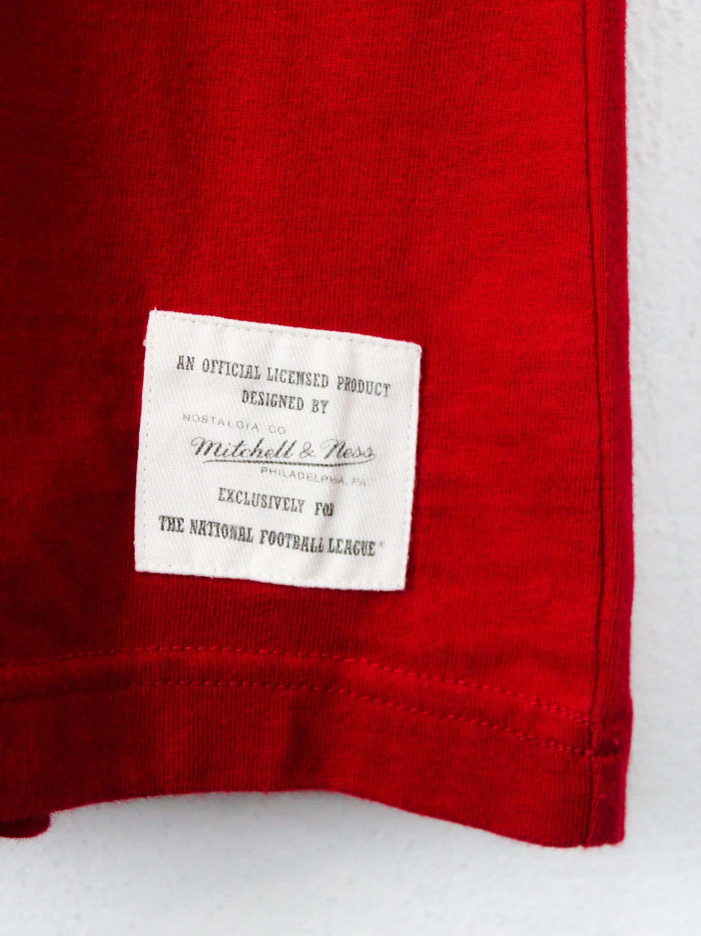 Червона футболка Mitchell & Ness