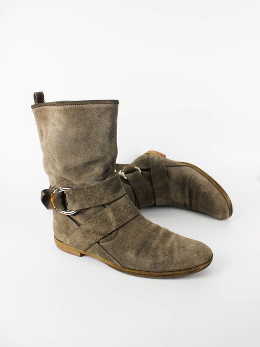 Gucci Vintage Suede Boots