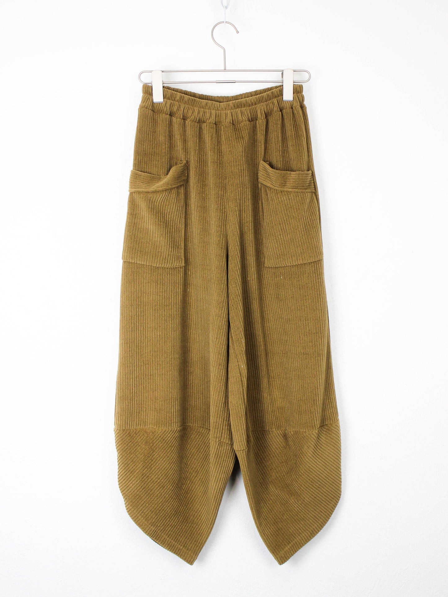 Коричневі кюлоти на резинці