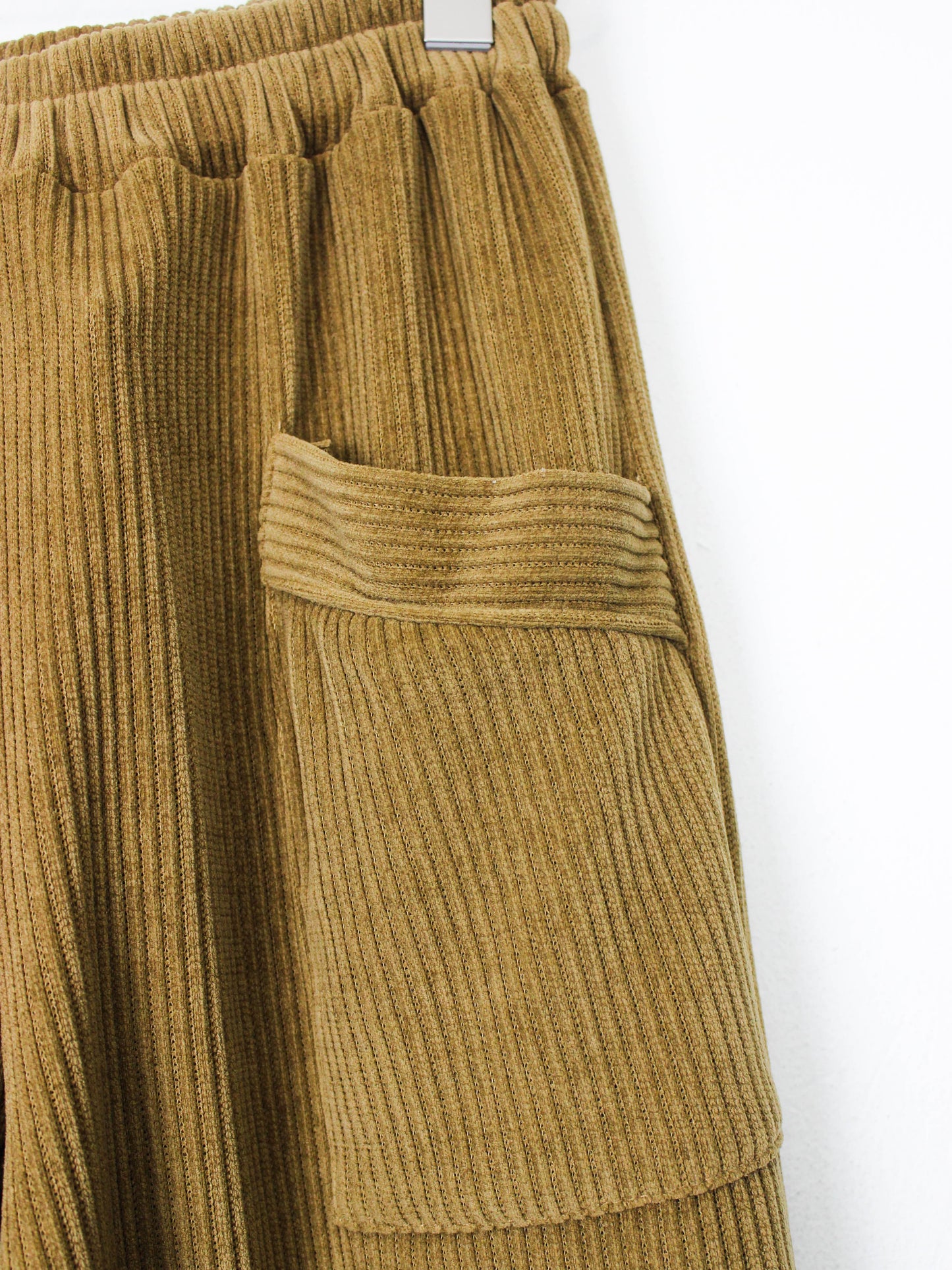 Коричневі кюлоти на резинці