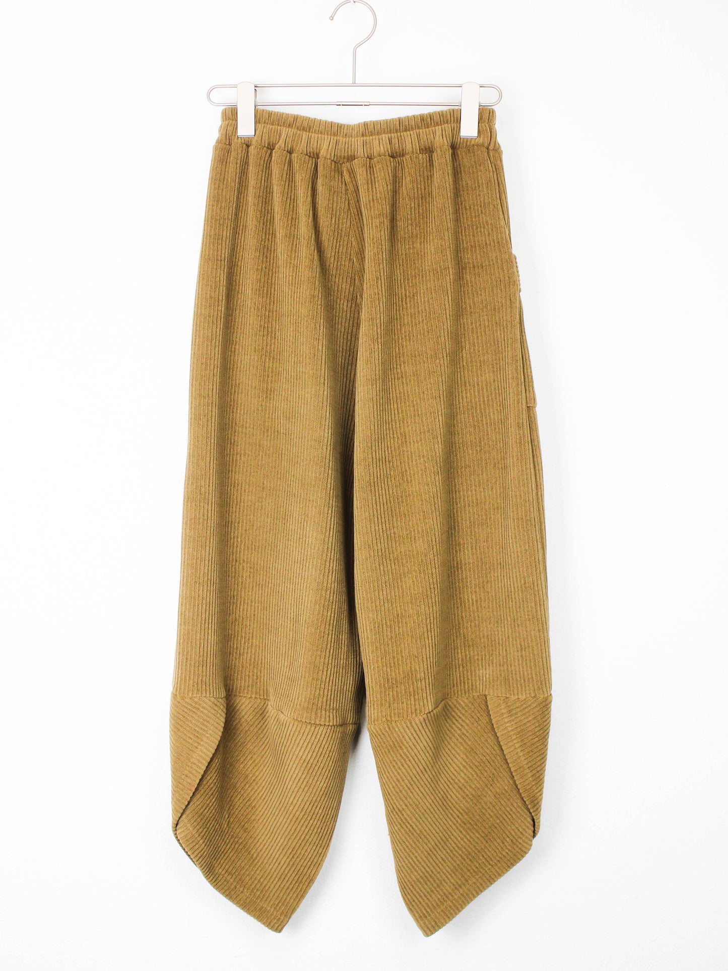 Коричневі кюлоти на резинці