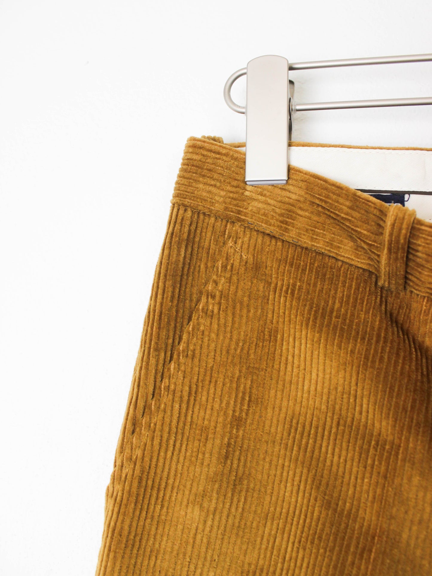 Вельветові штани класичного крою