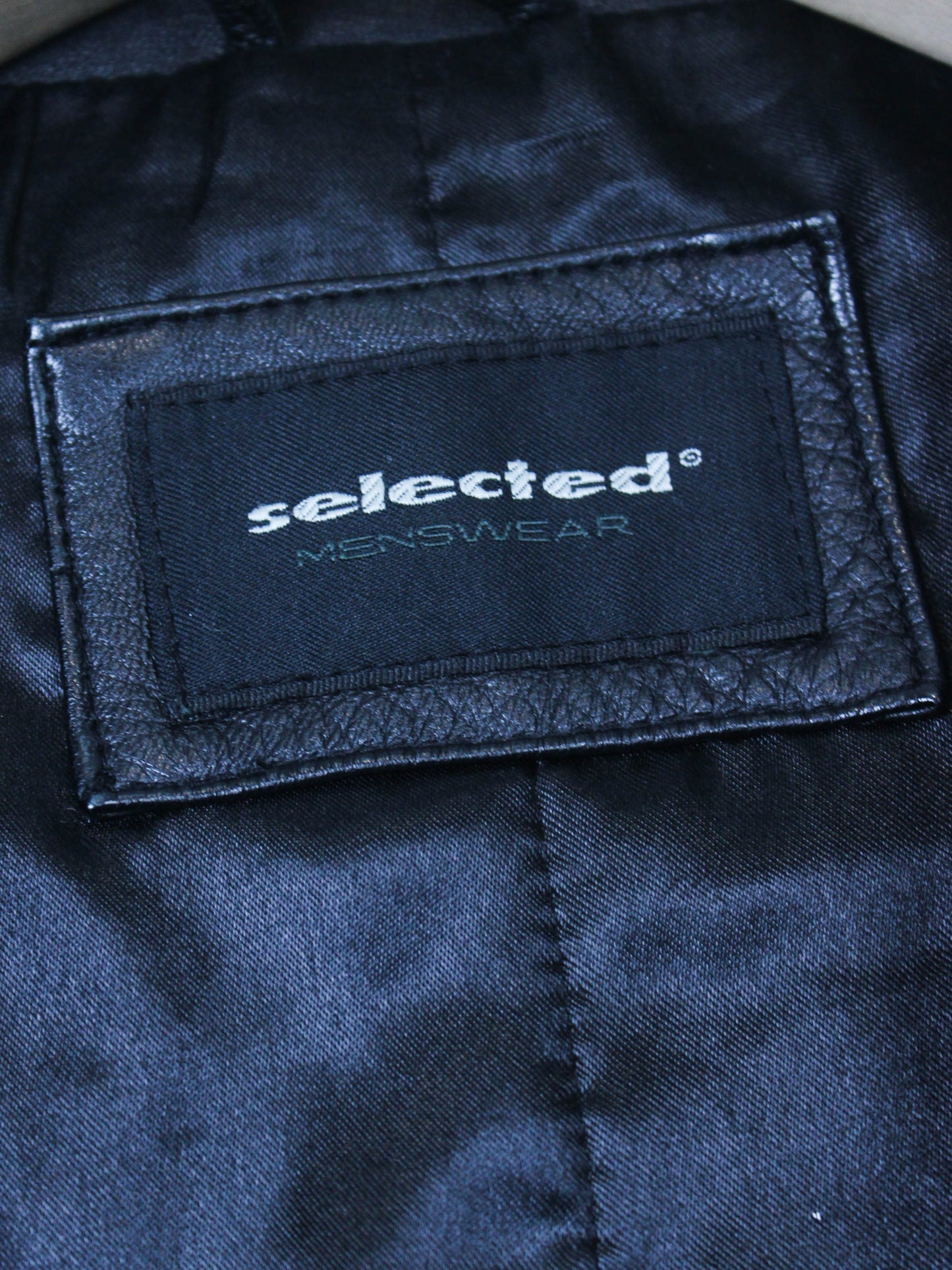 Шкіряний плащ Selected