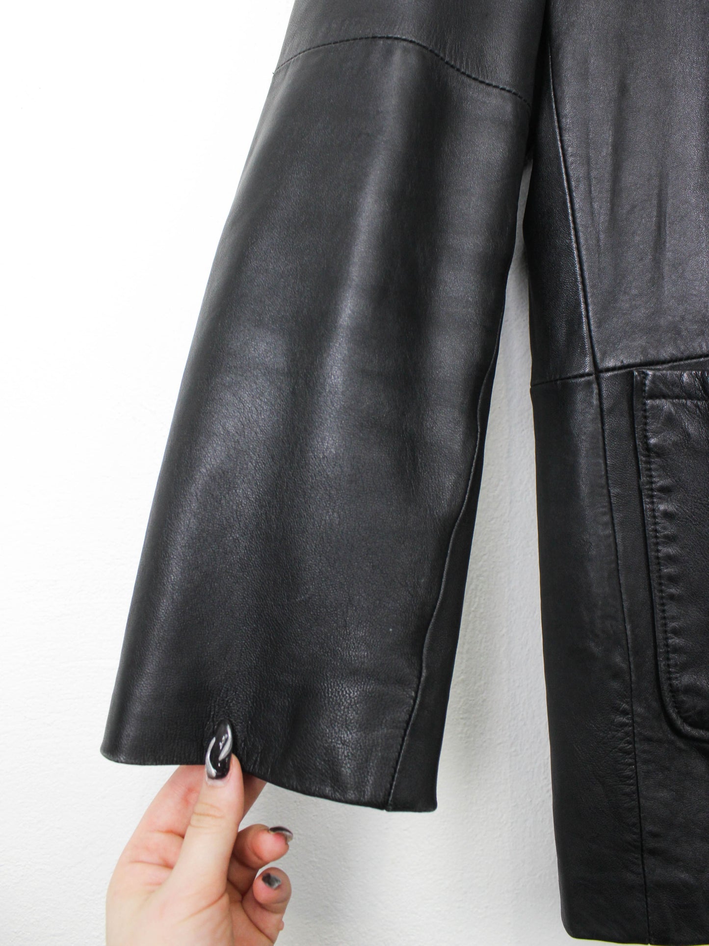 Шкіряний плащ Selected