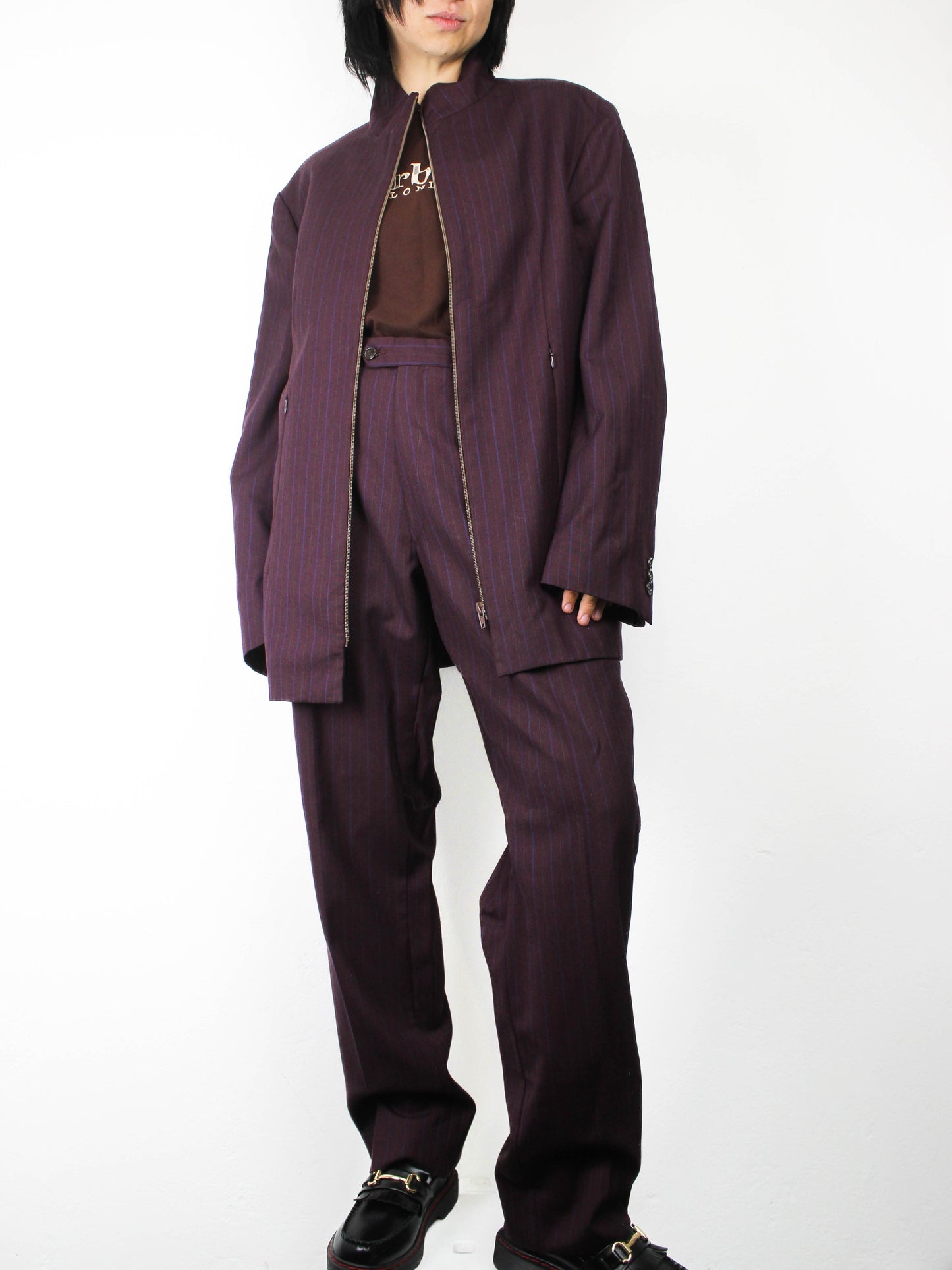 Костюм бордо Domenico Croci