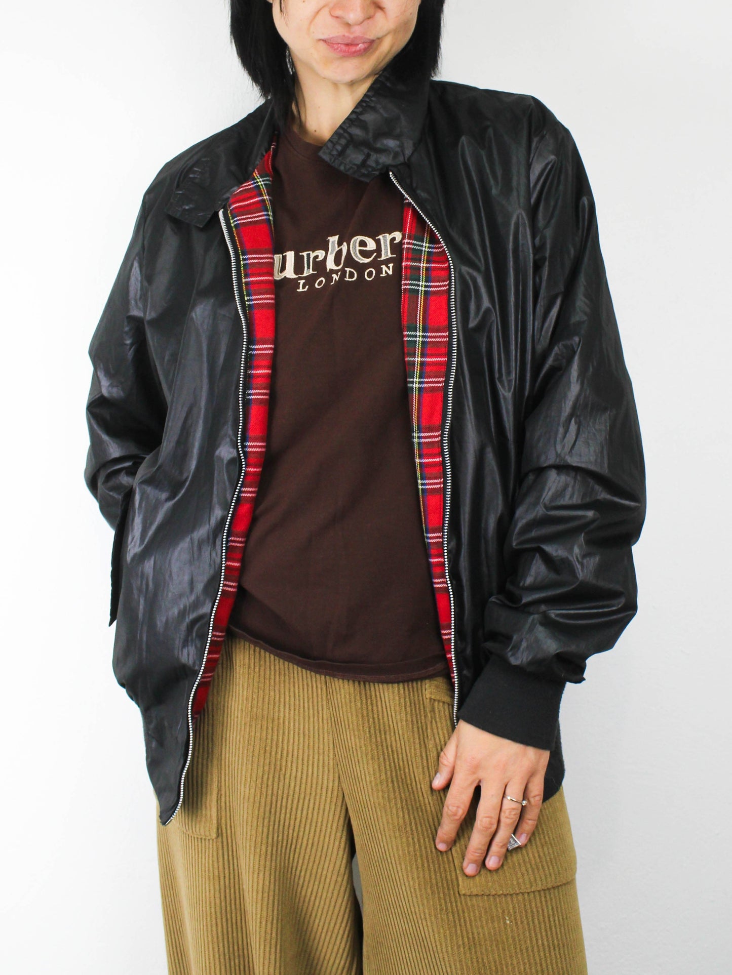 Чорна вітровка Harrington