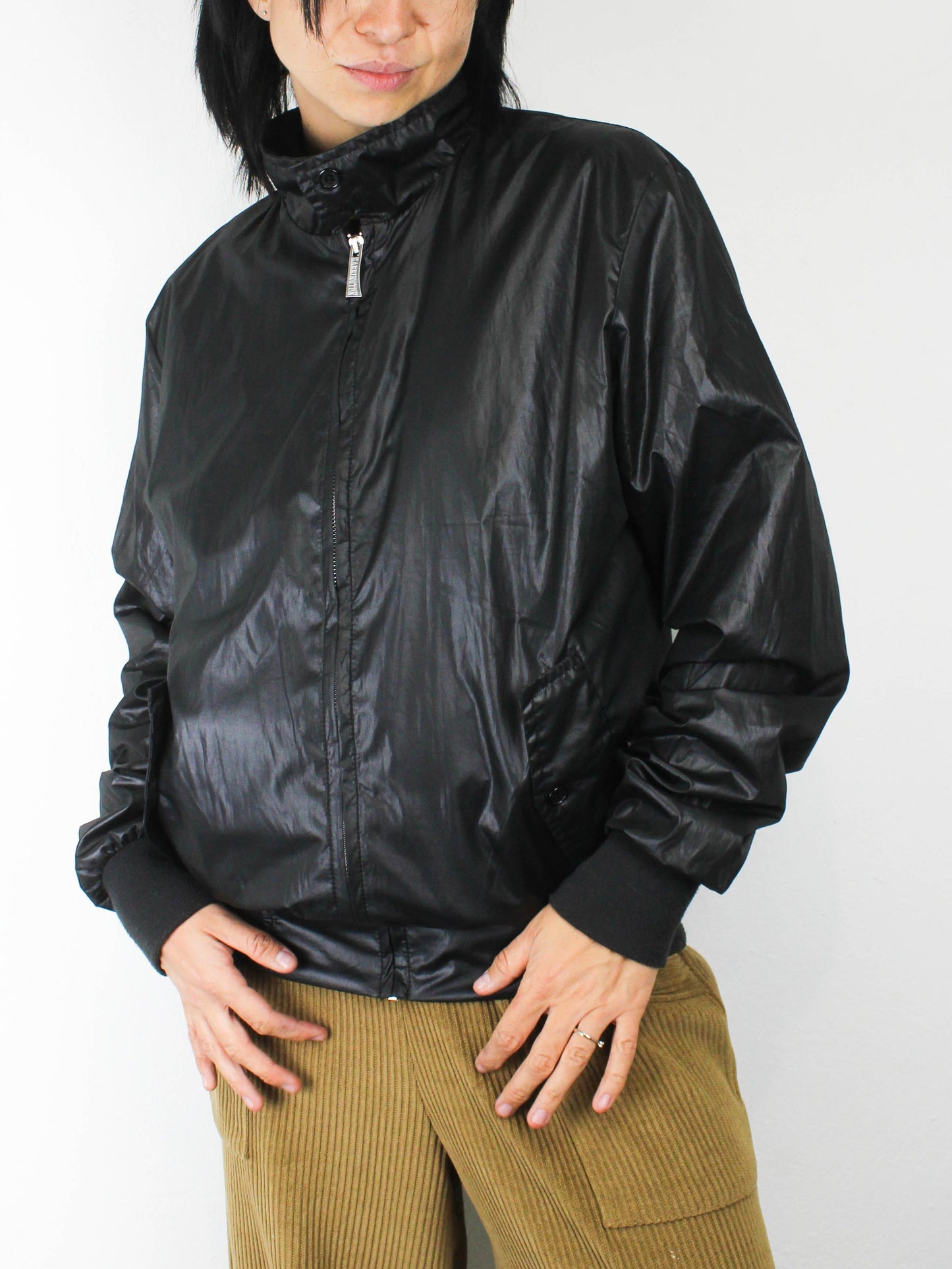 Чорна вітровка Harrington