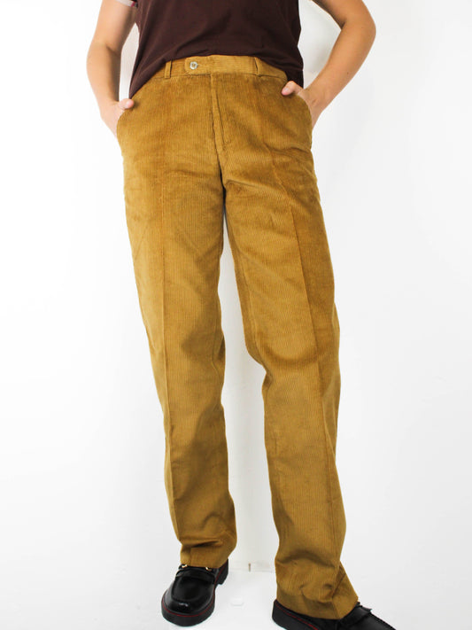 Вельветові штани класичного крою