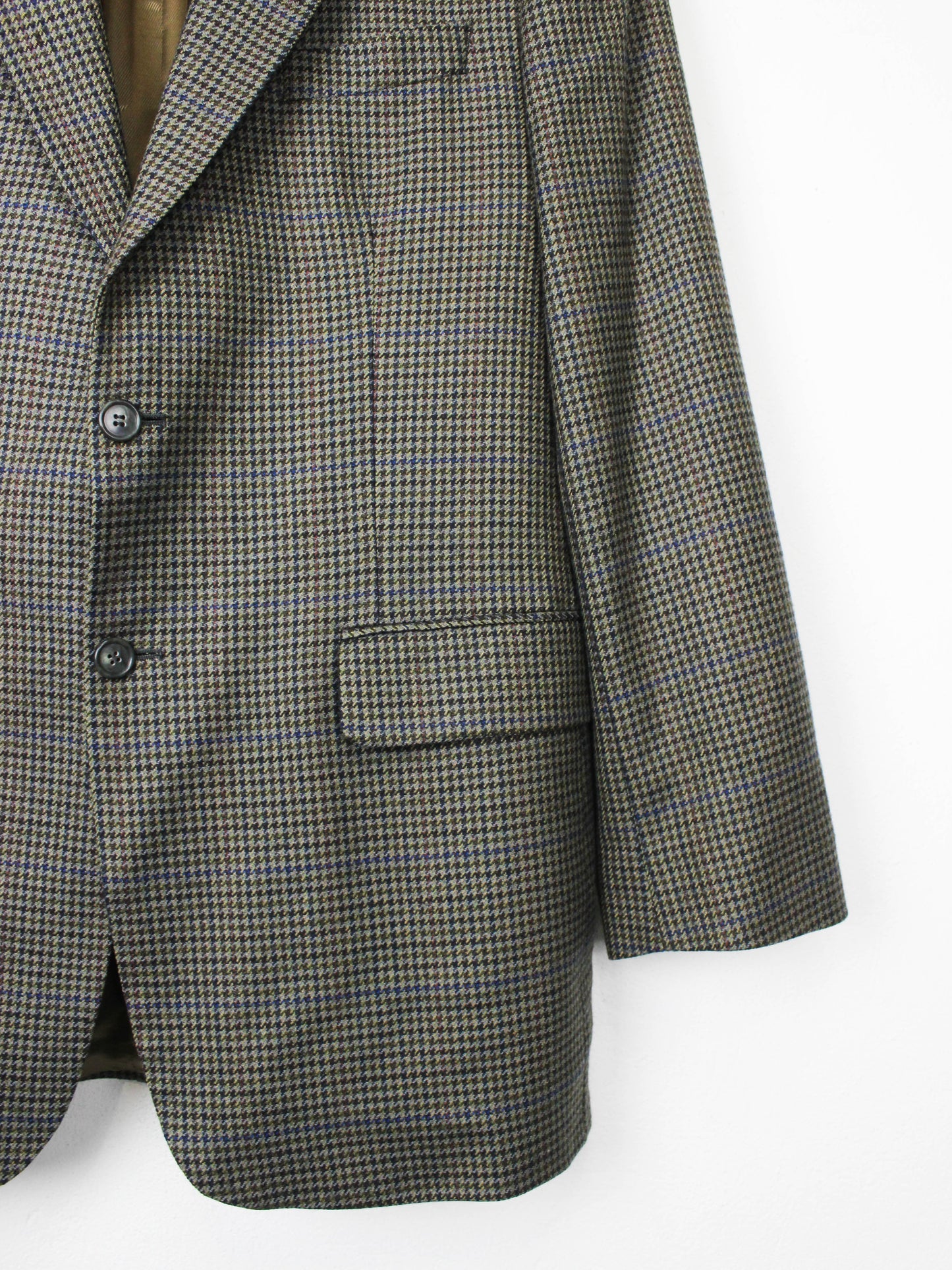 Піджак із шерсті зелено-сірого кольору