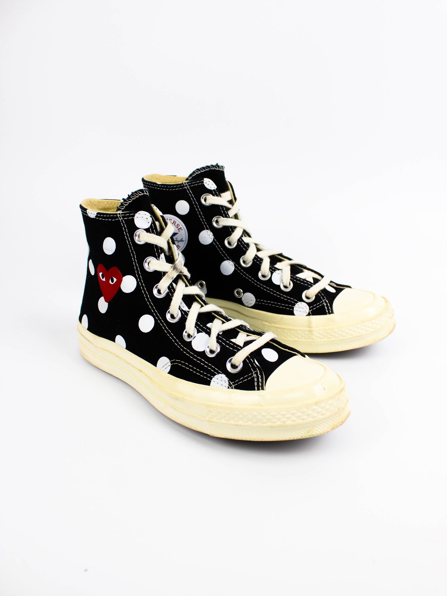 Converse x Comme Des Garcons Play Chuck 70 High Polka Dot Black
