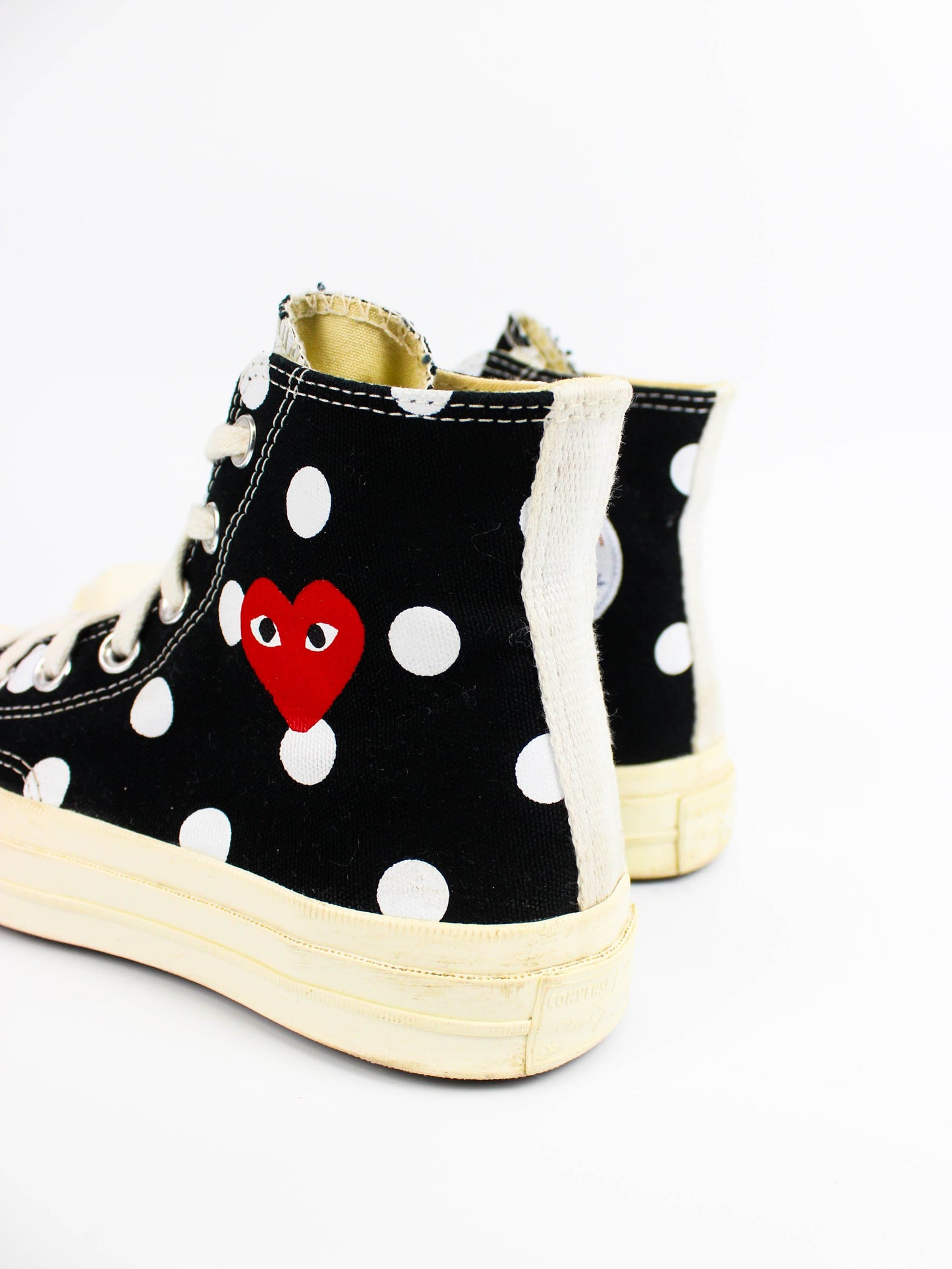 Converse x Comme Des Garcons Play Chuck 70 High Polka Dot Black
