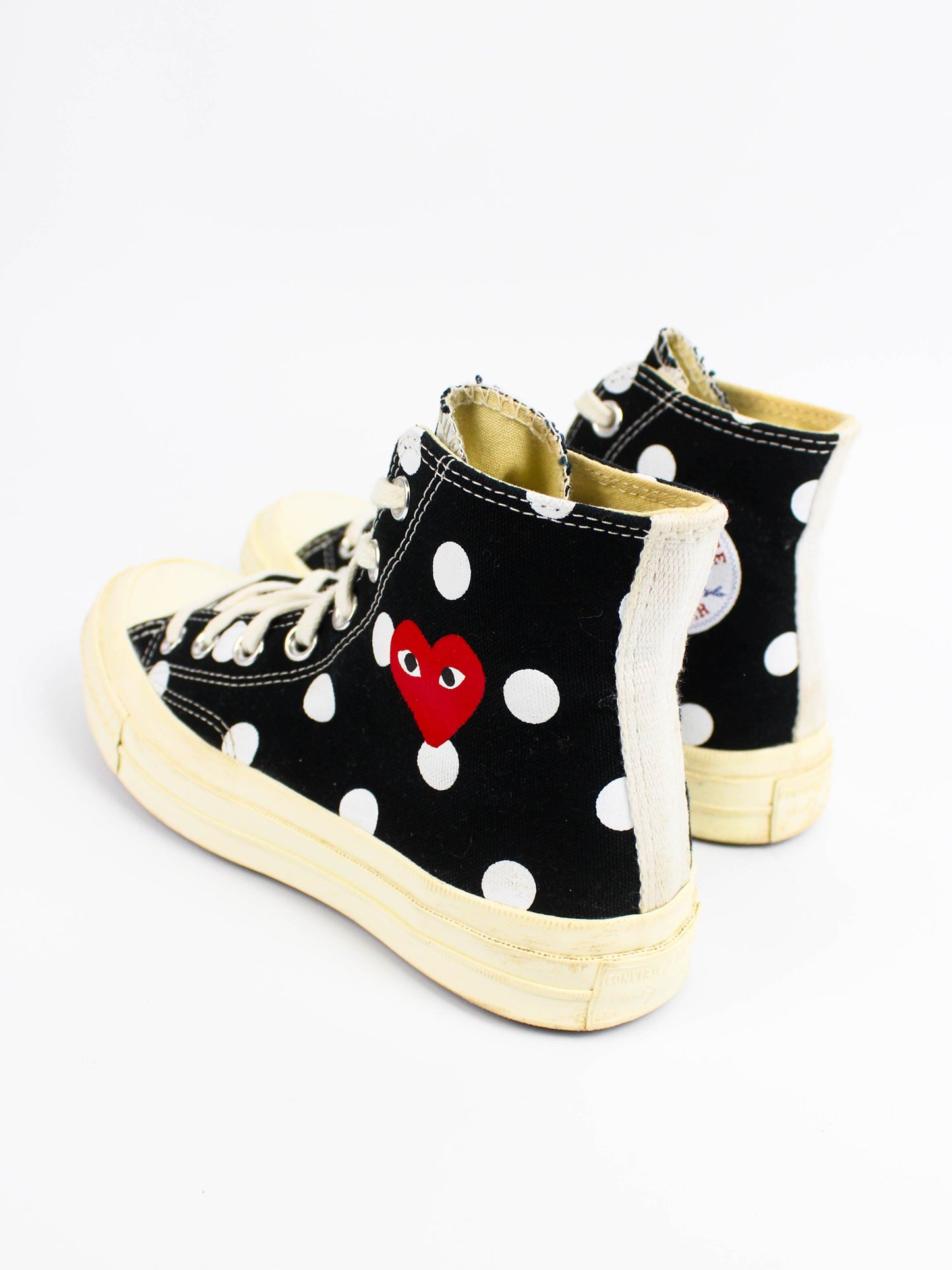 Converse x Comme Des Garcons Play Chuck 70 High Polka Dot Black