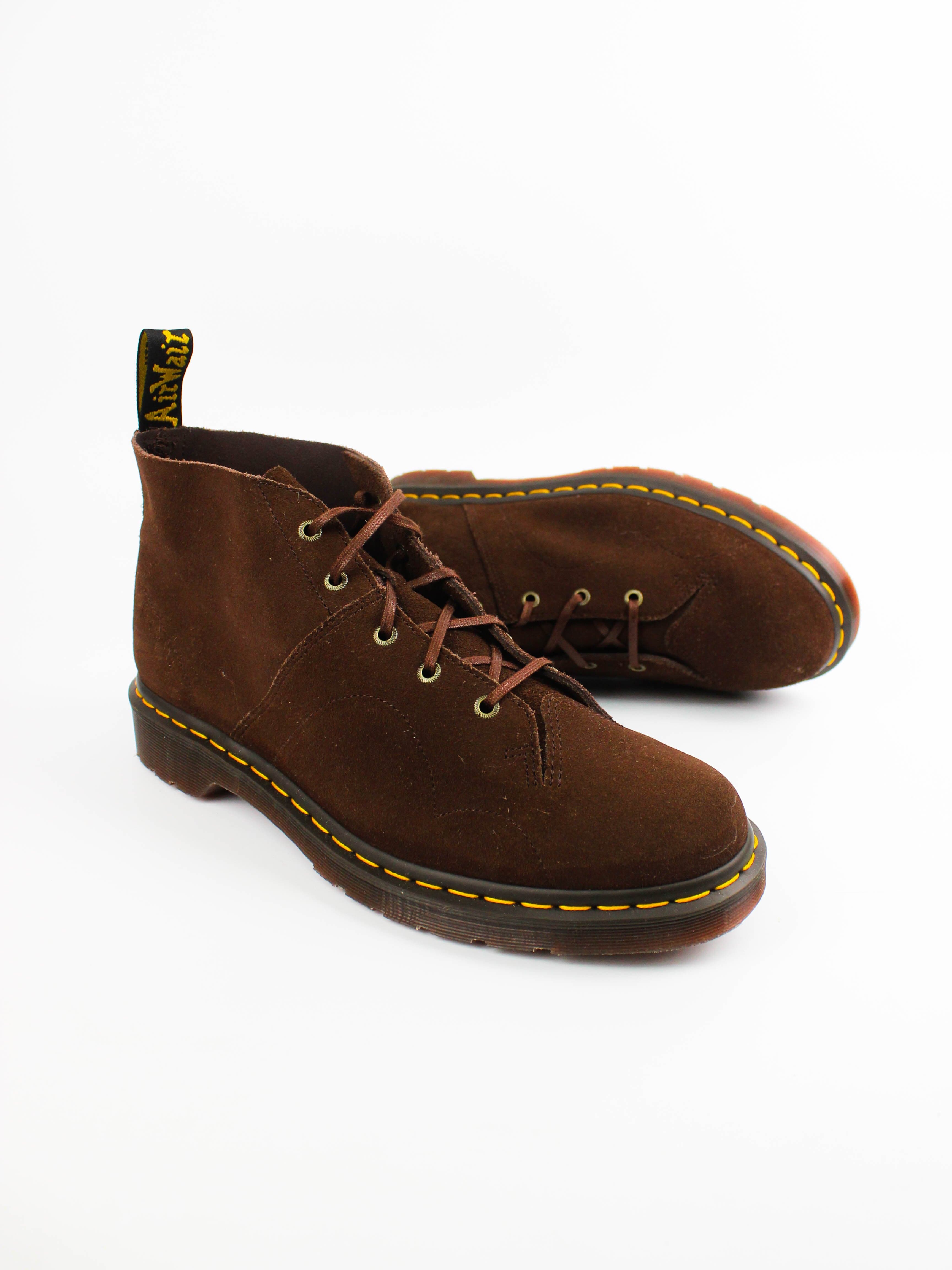 Dr. Martens Church Suede Monkey Boots/ Dark Brown – вінтажне