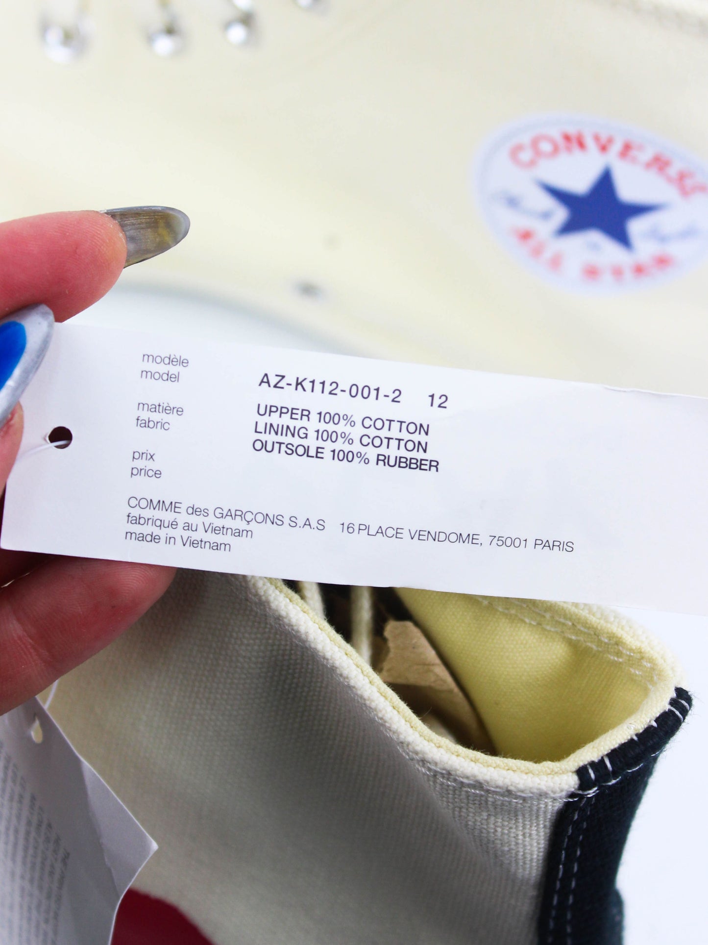 Converse X Comme Des Garçons Play Chuck 70 NEW!