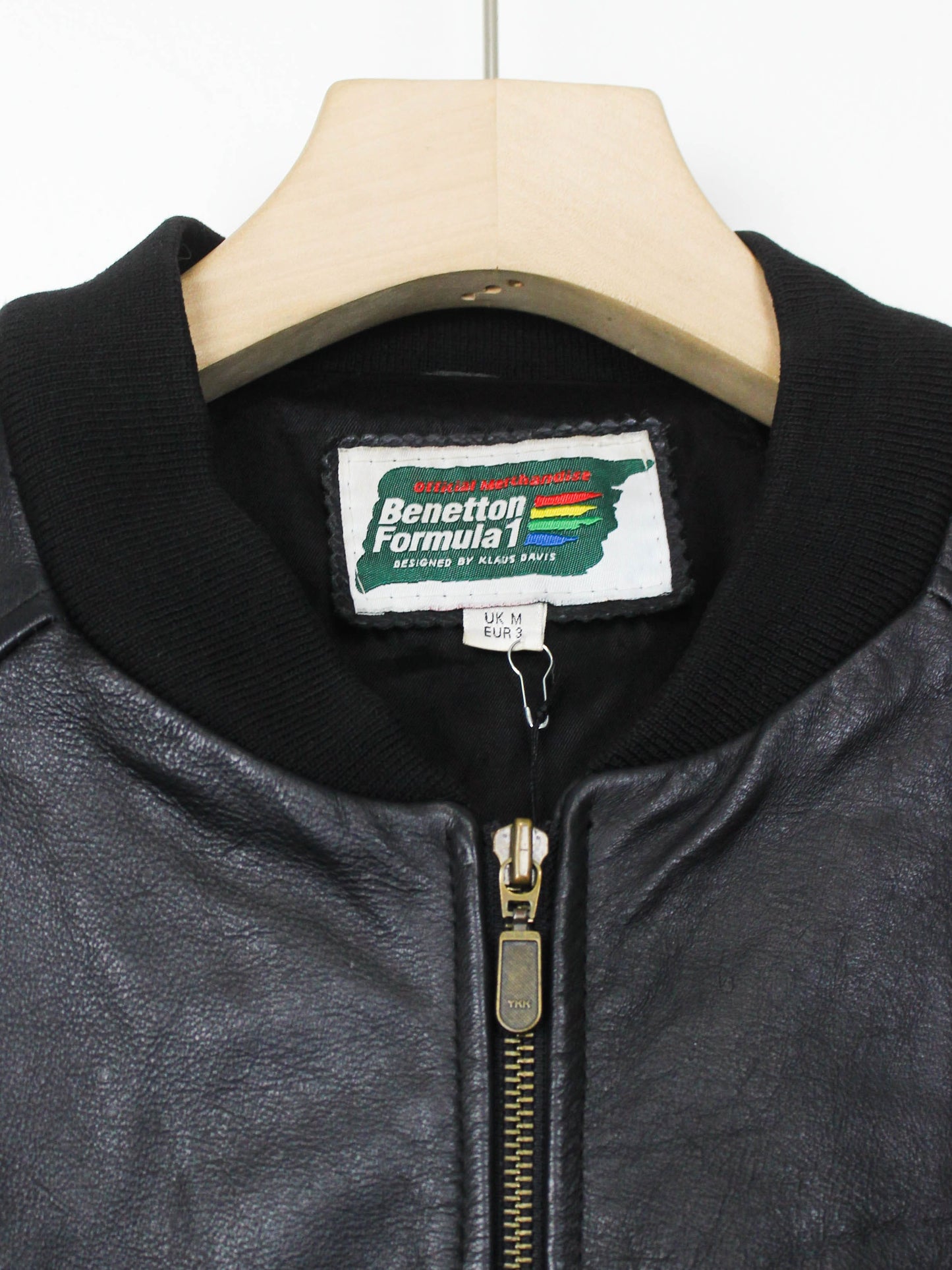 Шкіряний бомбер Benetton Formula 1