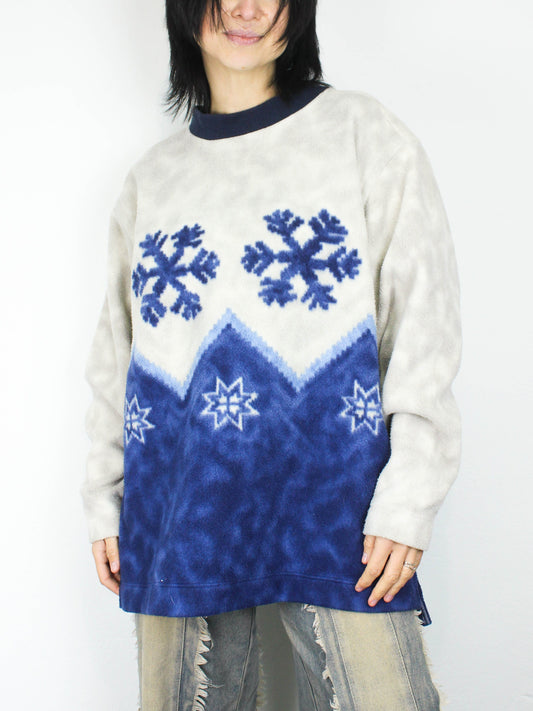 Светр флісовий із сніжинками Hugo Boss