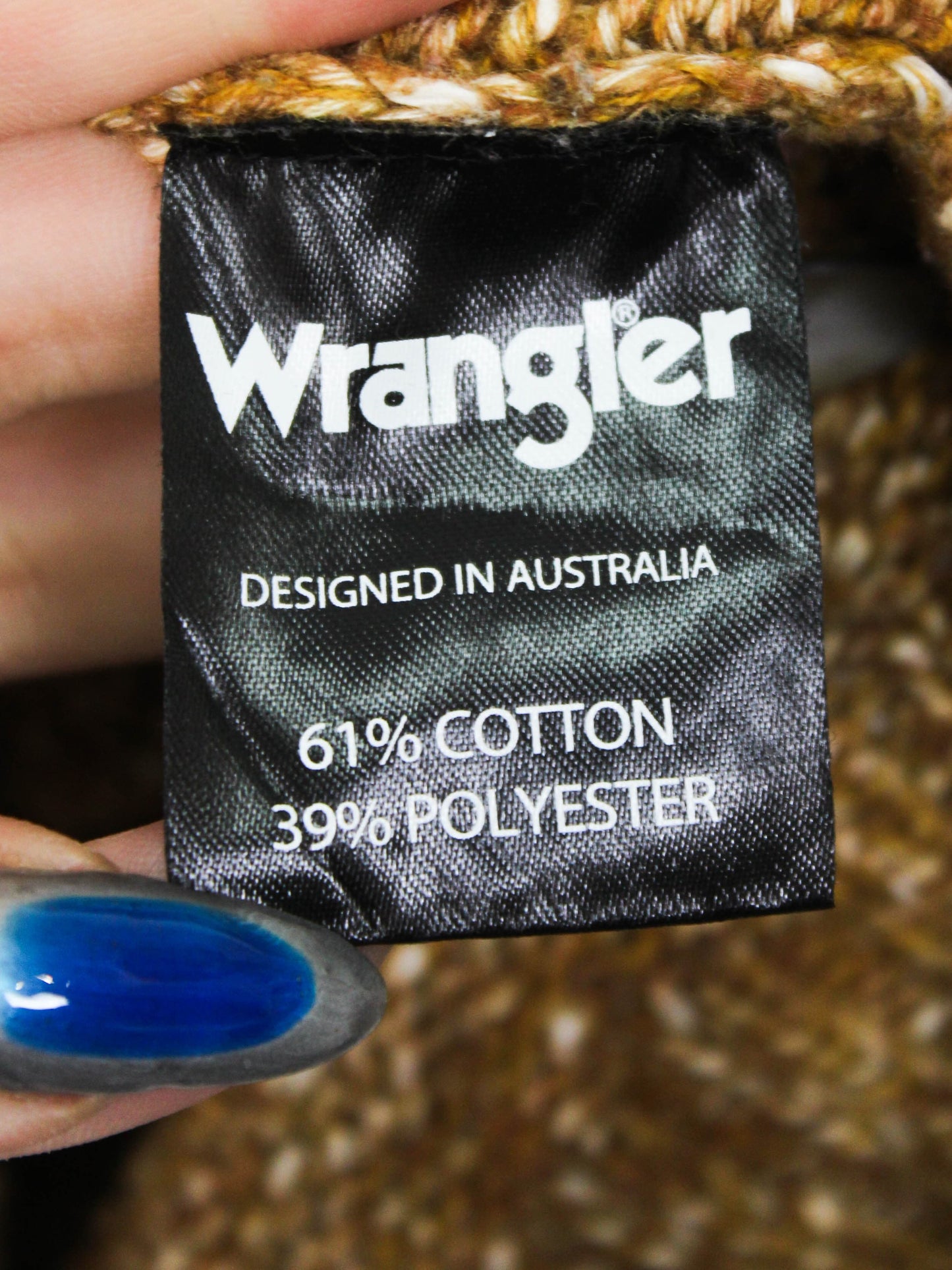 Коричневий светр Wrangler