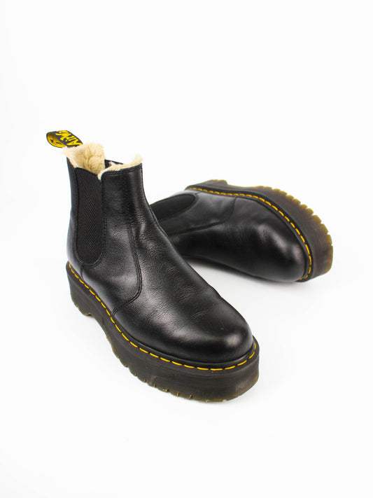 Dr. Martens 2976 Quad Fur Lined - Black Pisa
