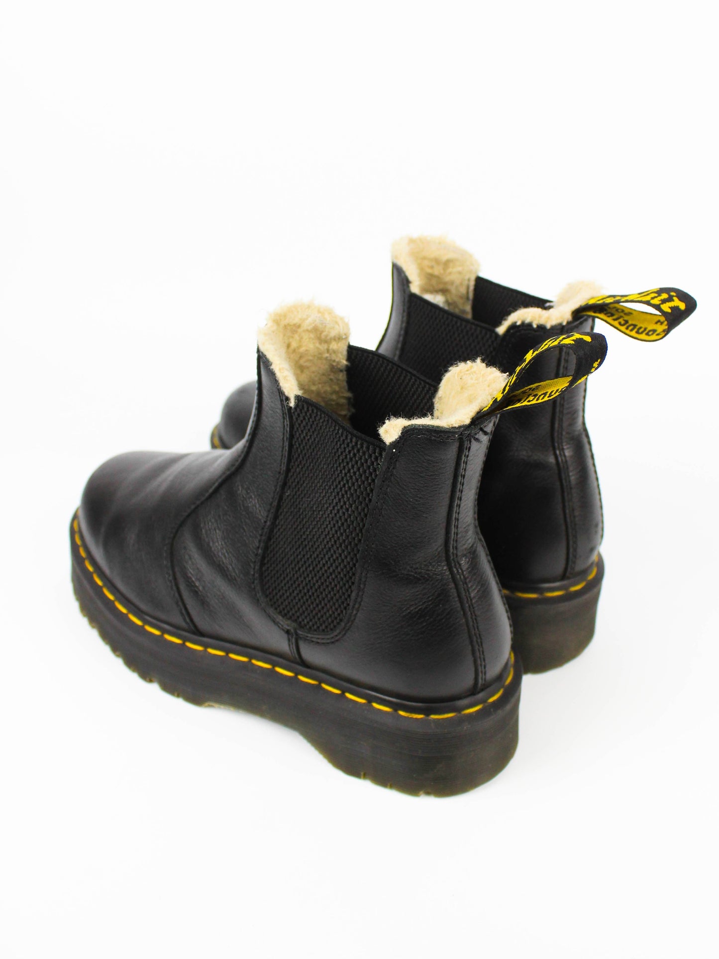 Dr. Martens 2976 Quad Fur Lined - Black Pisa