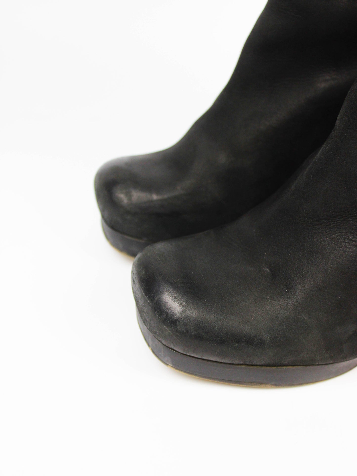 High Suede Ankle Boots with Heels