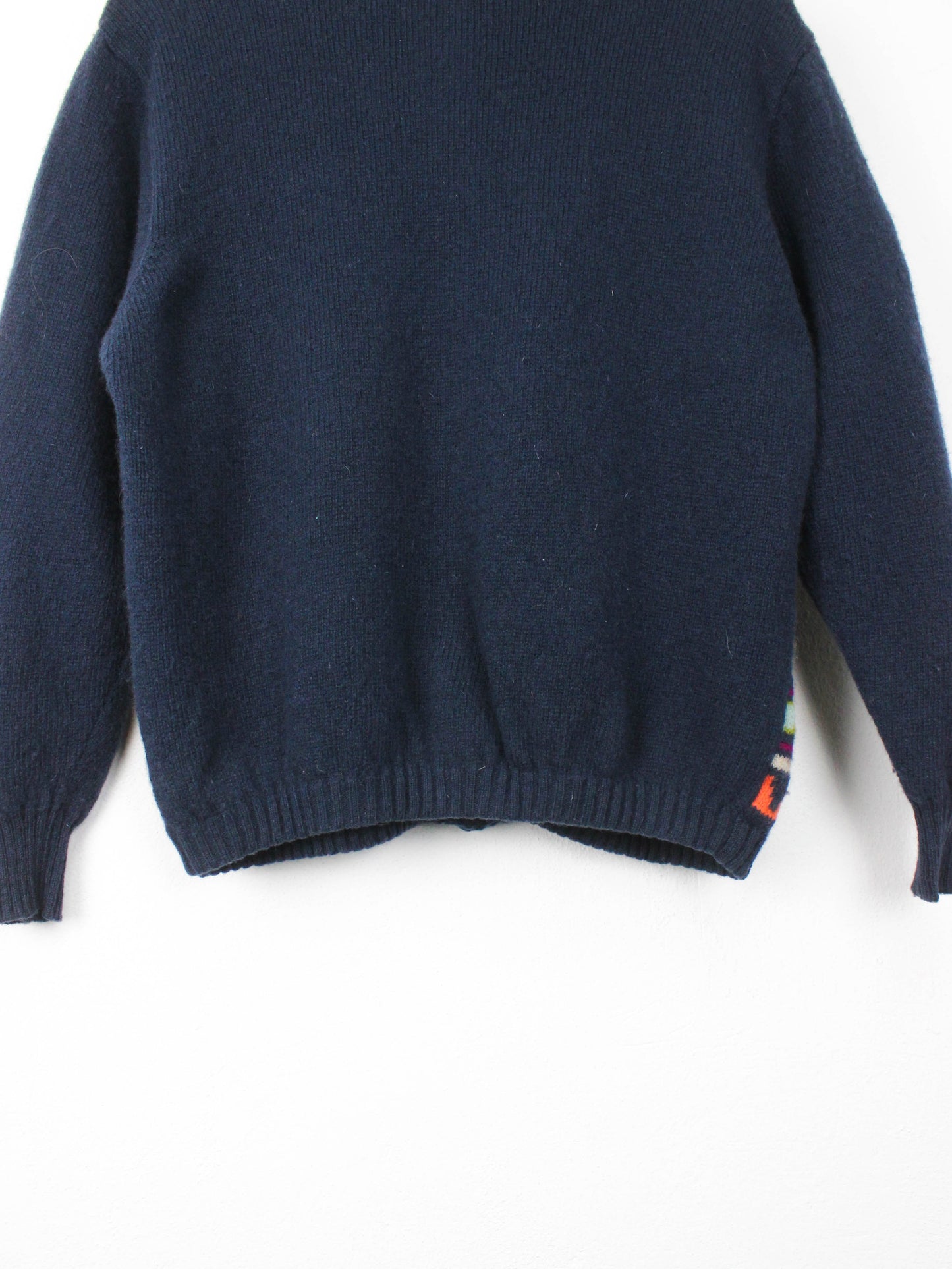 Вовняна кофта Benetton з геометричним візерунком 90-х