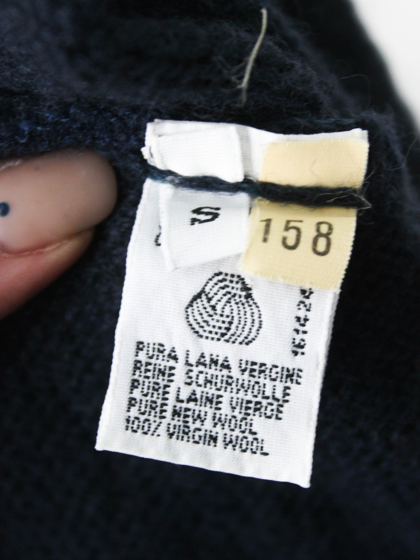 Вовняна кофта Benetton з геометричним візерунком 90-х