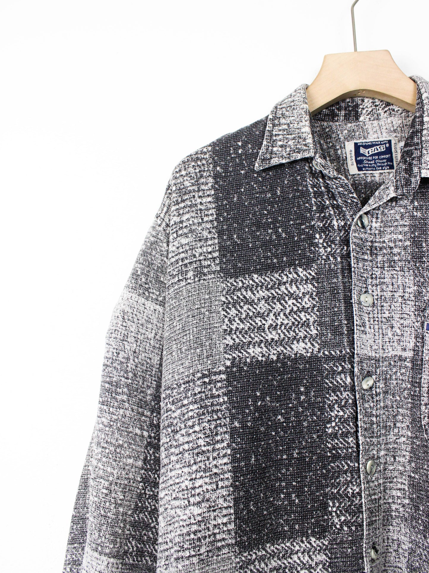 Сіра бавовняна сорочка з візерунком у клітинку